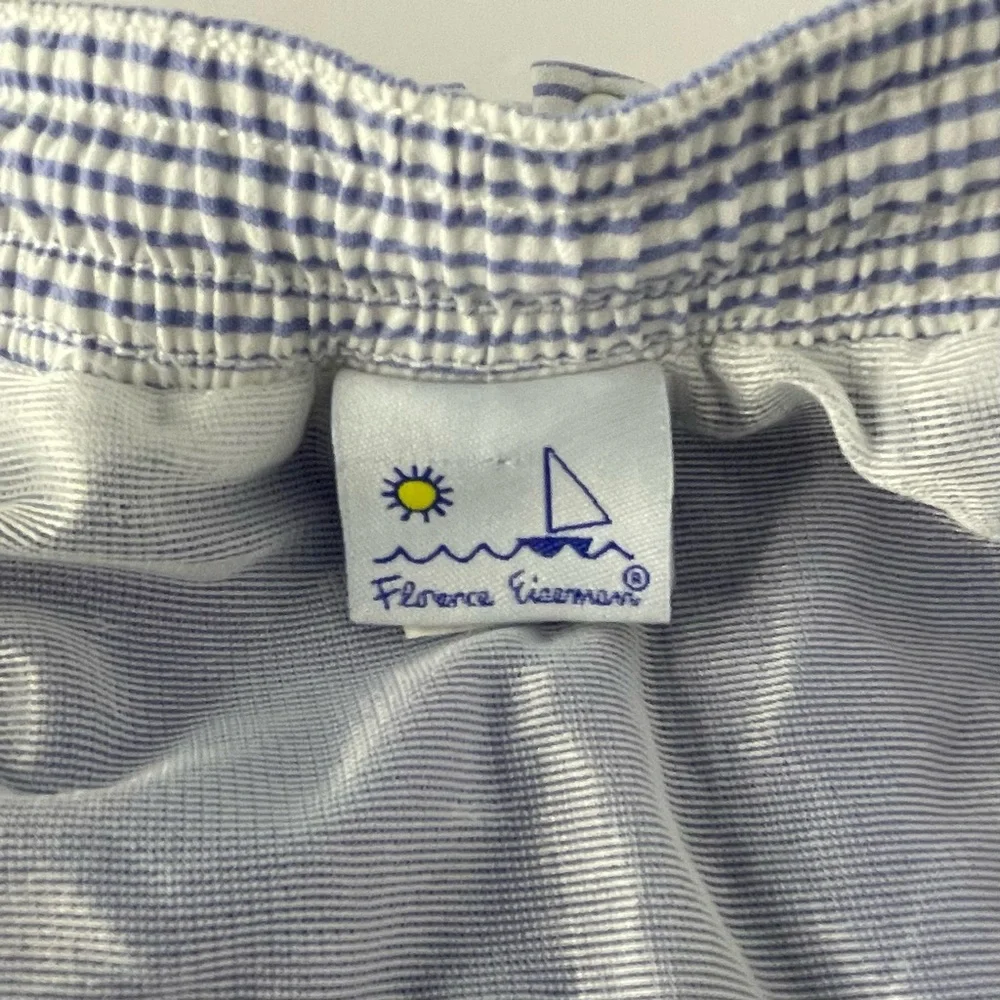 Florence Eiseman Boys Blue Bonefish Swim Trunks 2T